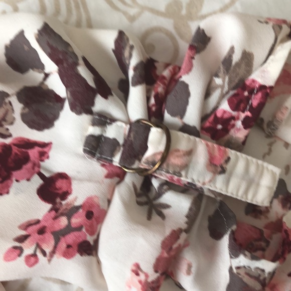 Rue 21 polyester rose laden 3/4 sleeve tunic size L - Picture 4 of 6